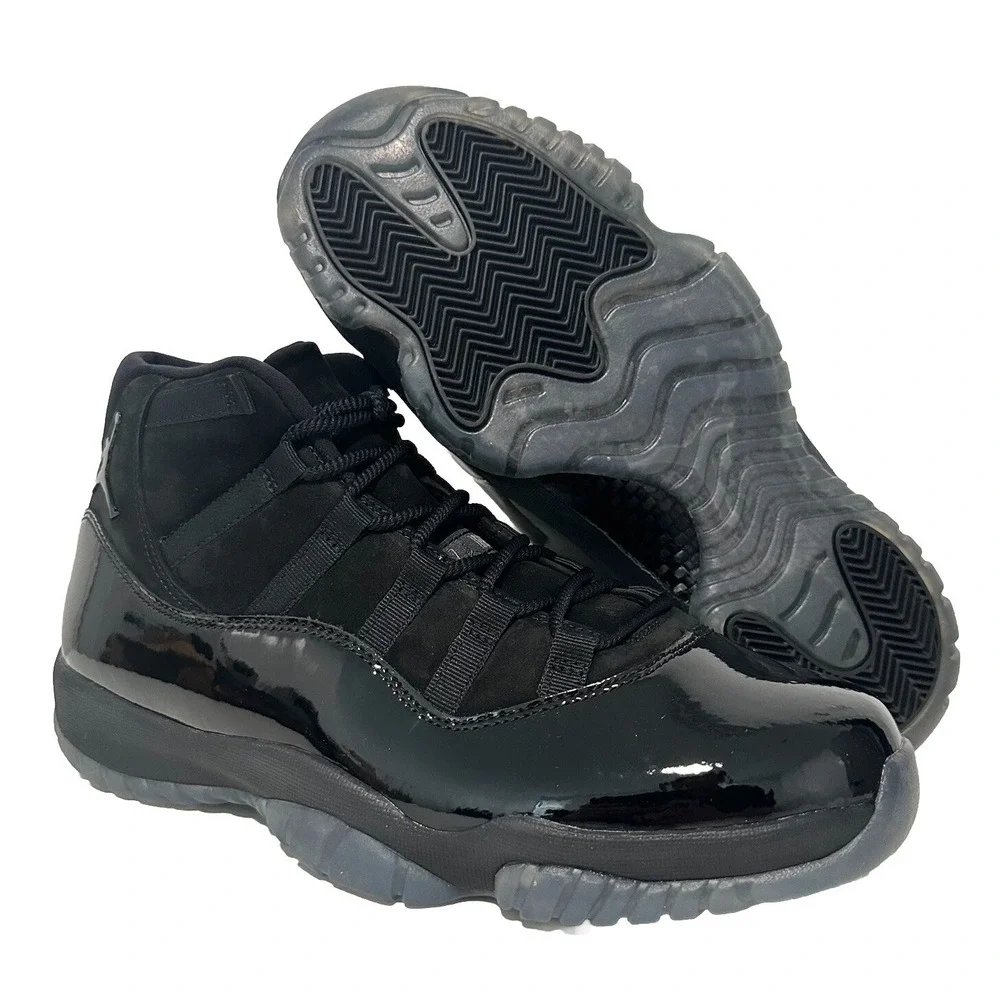 New Air Jordan 11 Cap and Gown 2018 Size 10.5 Rare Retro Authentic Black High MJ